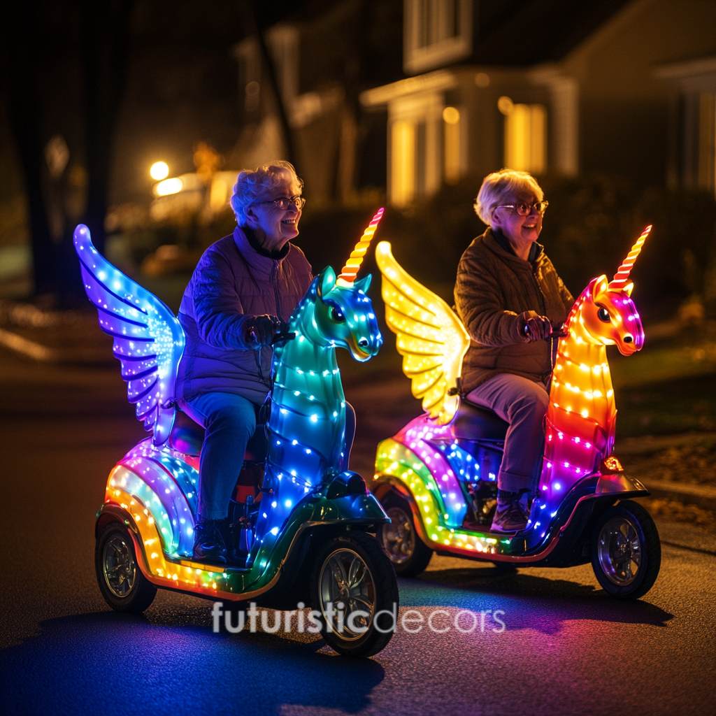 Rainbow Unicorn Scooters