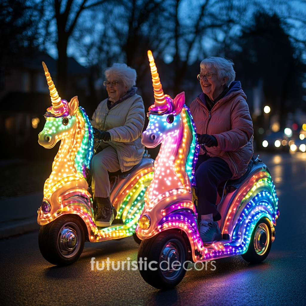 Rainbow Unicorn Scooters