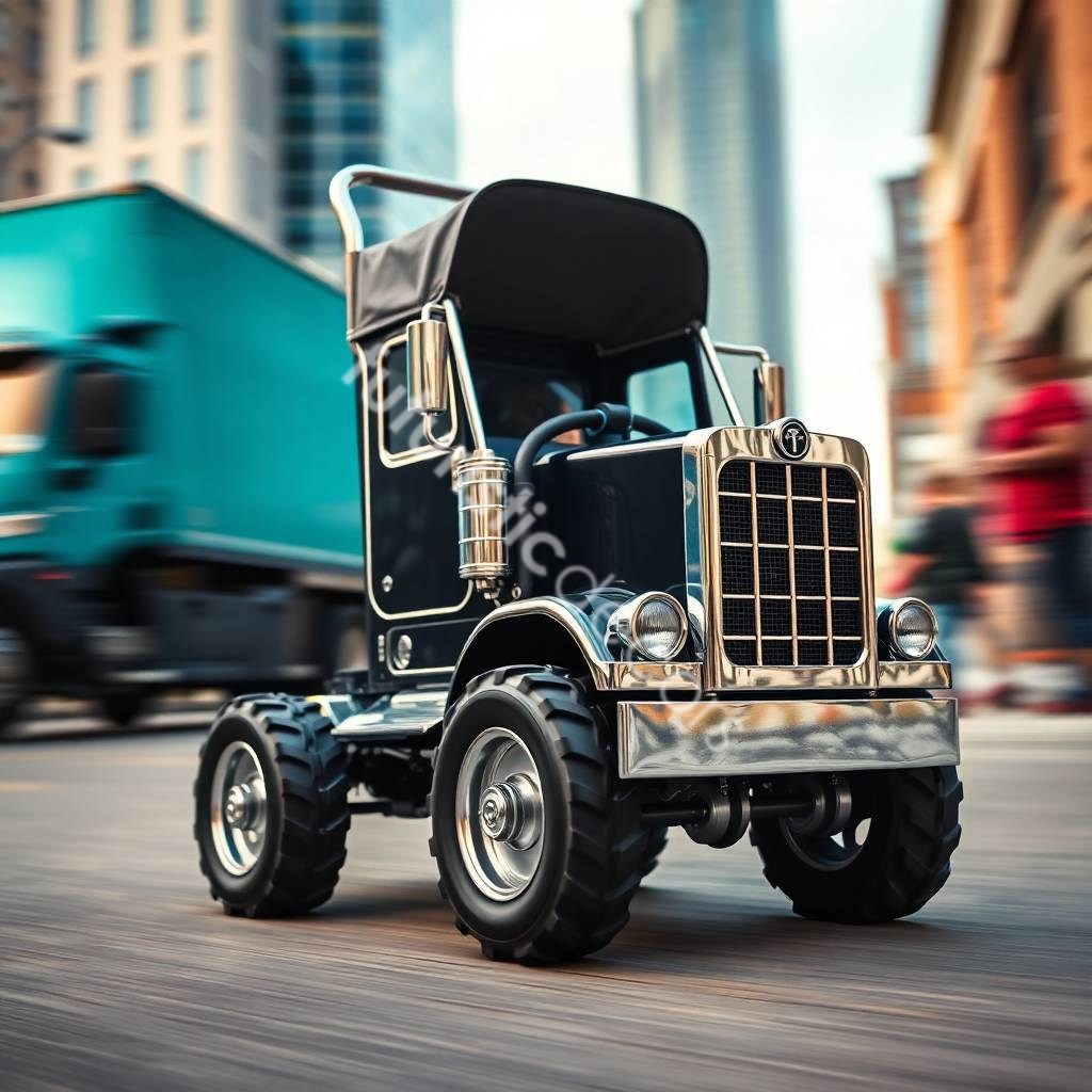 Semi Truck Stroller