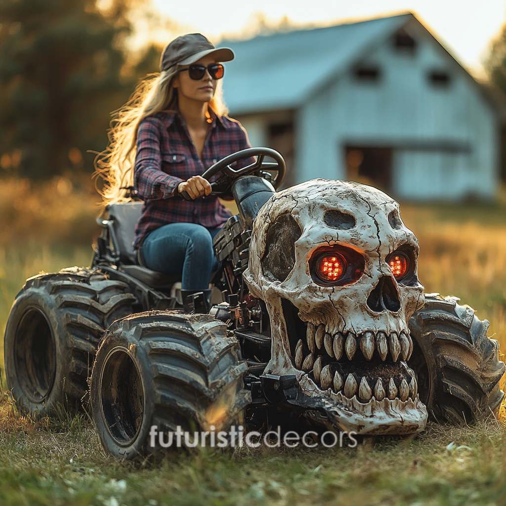 Skull Lawn Mower