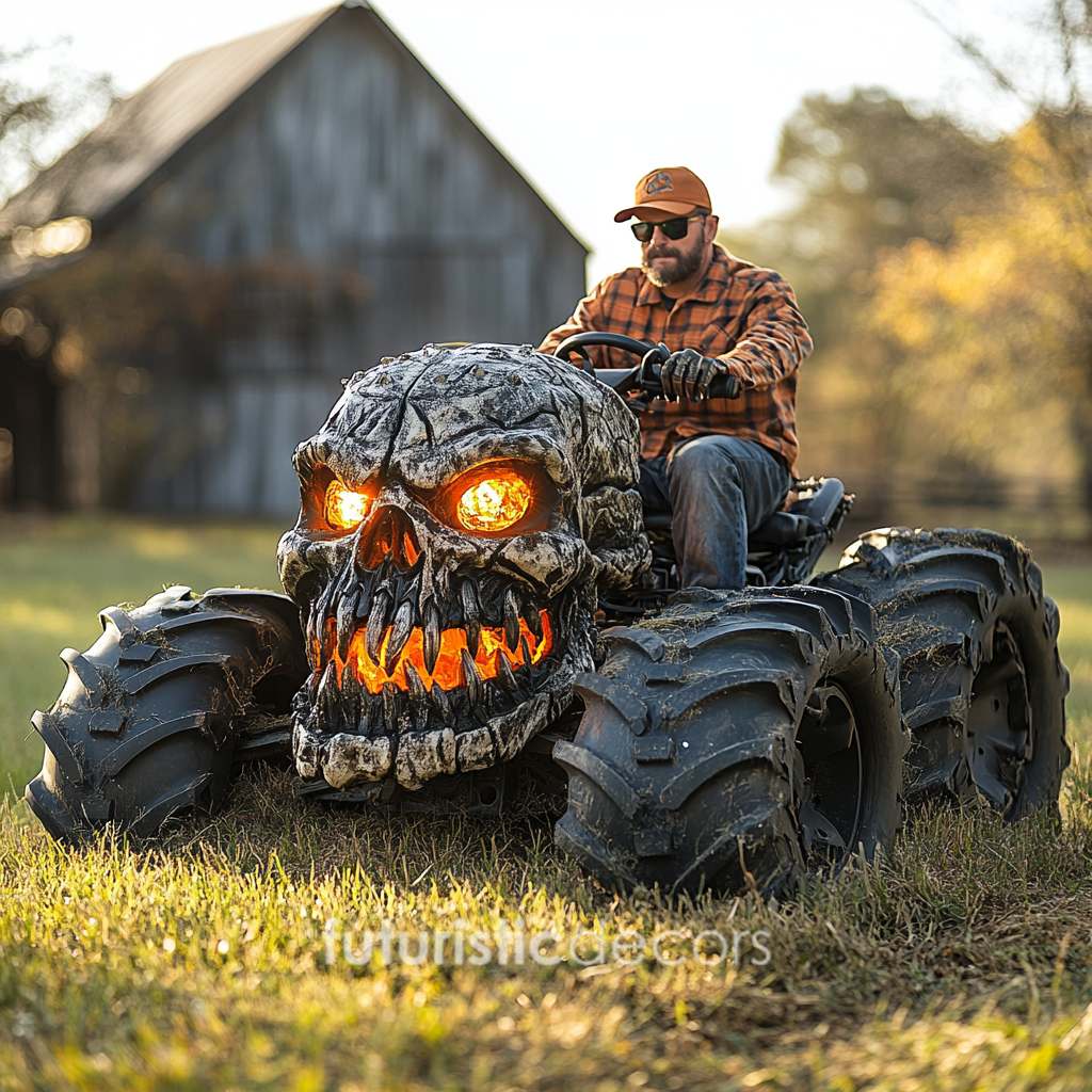 Skull Lawn Mower