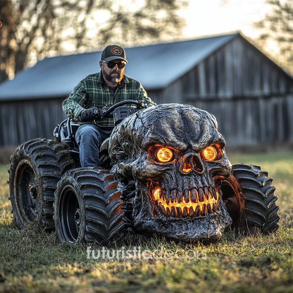 Skull Lawn Mower