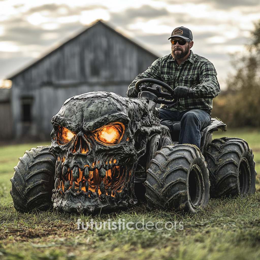 Skull Lawn Mower