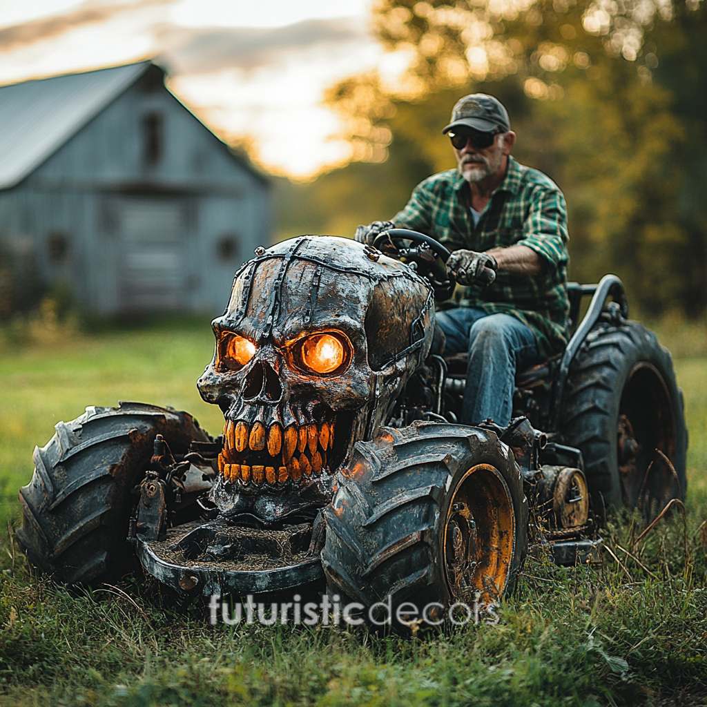 Skull Lawn Mower