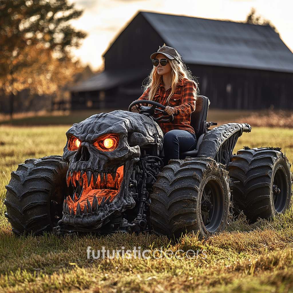 Skull Lawn Mower