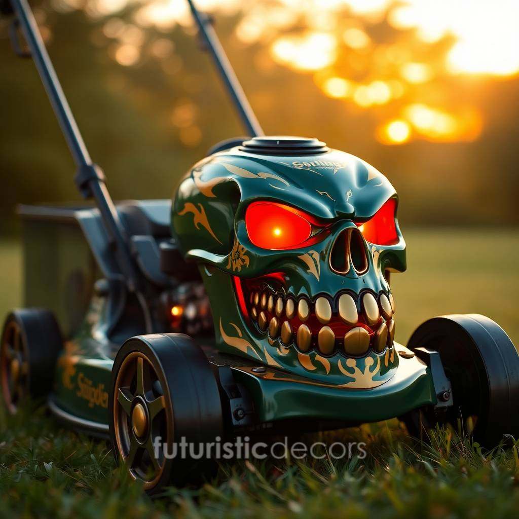 Skull-Themed Mowers