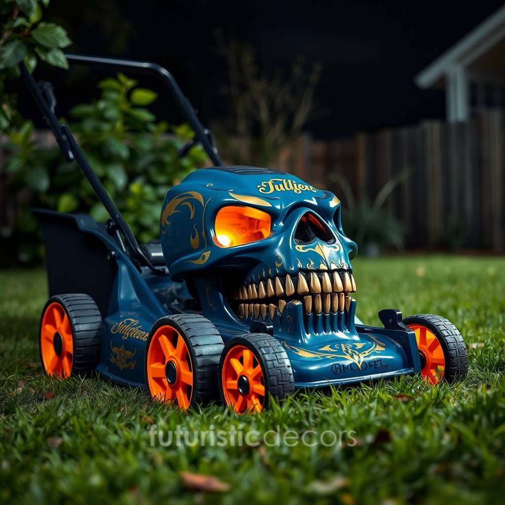 Skull-Themed Mowers