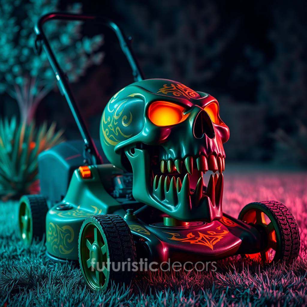 Skull-Themed Mowers