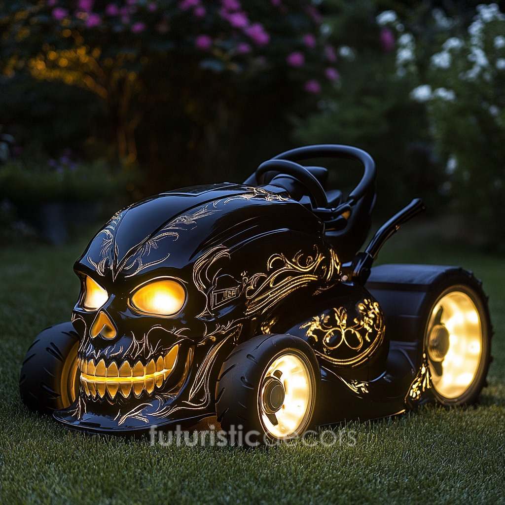 Skull-Themed Mowers