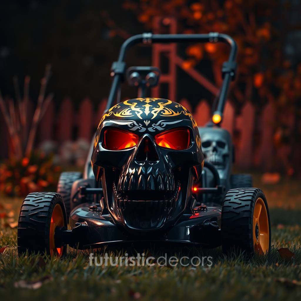 Skull-Themed Mowers