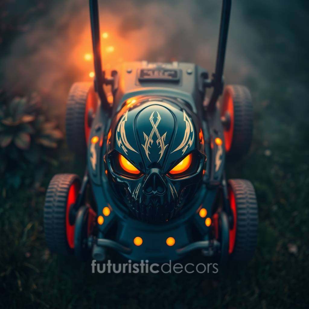 Skull-Themed Mowers