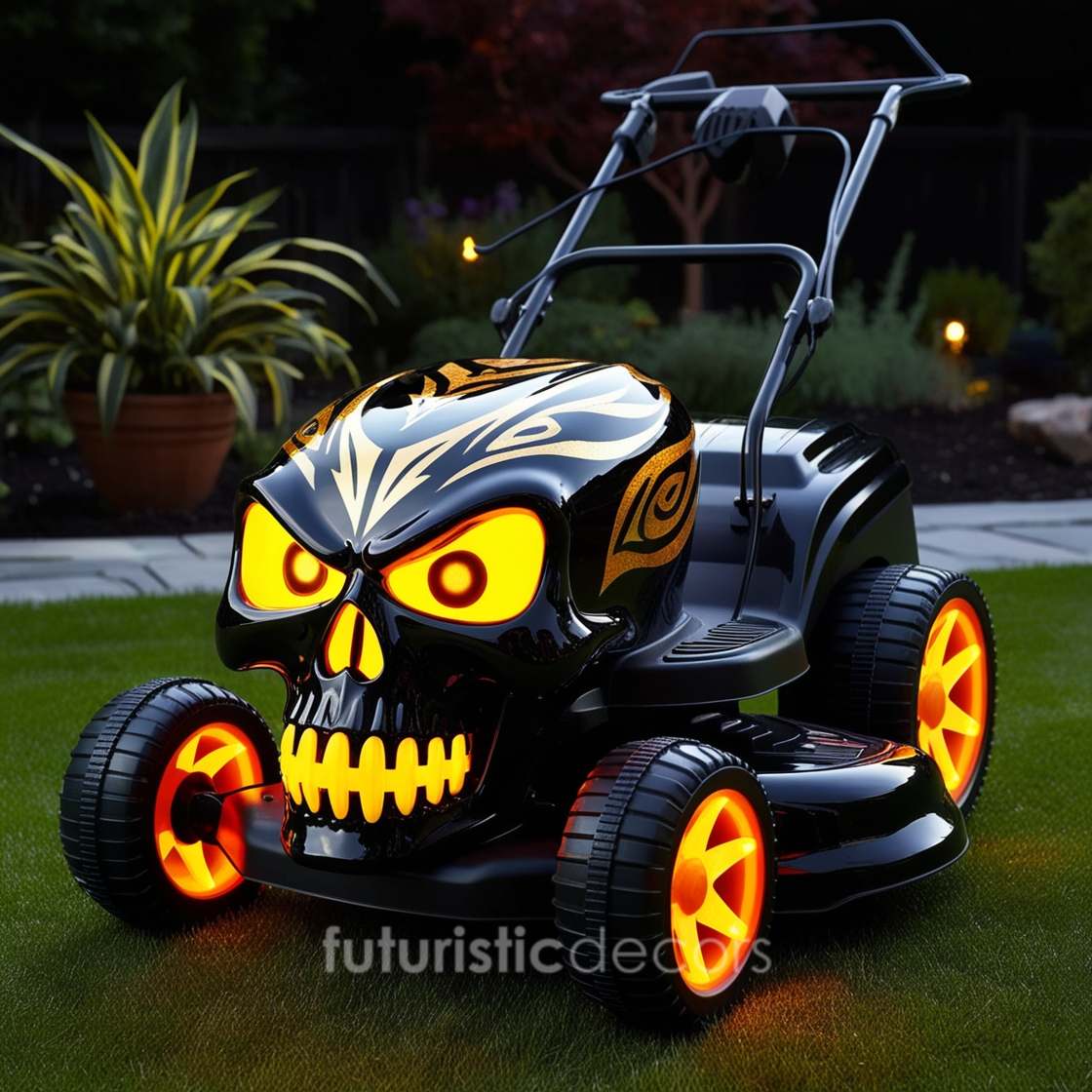 Skull-Themed Mowers