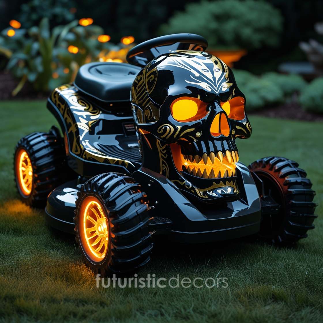 Skull-Themed Mowers