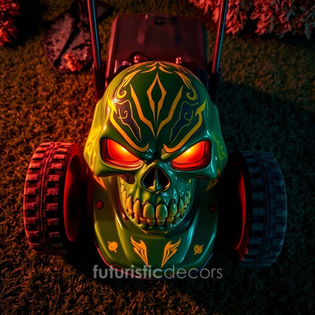 Skull-Themed Mowers
