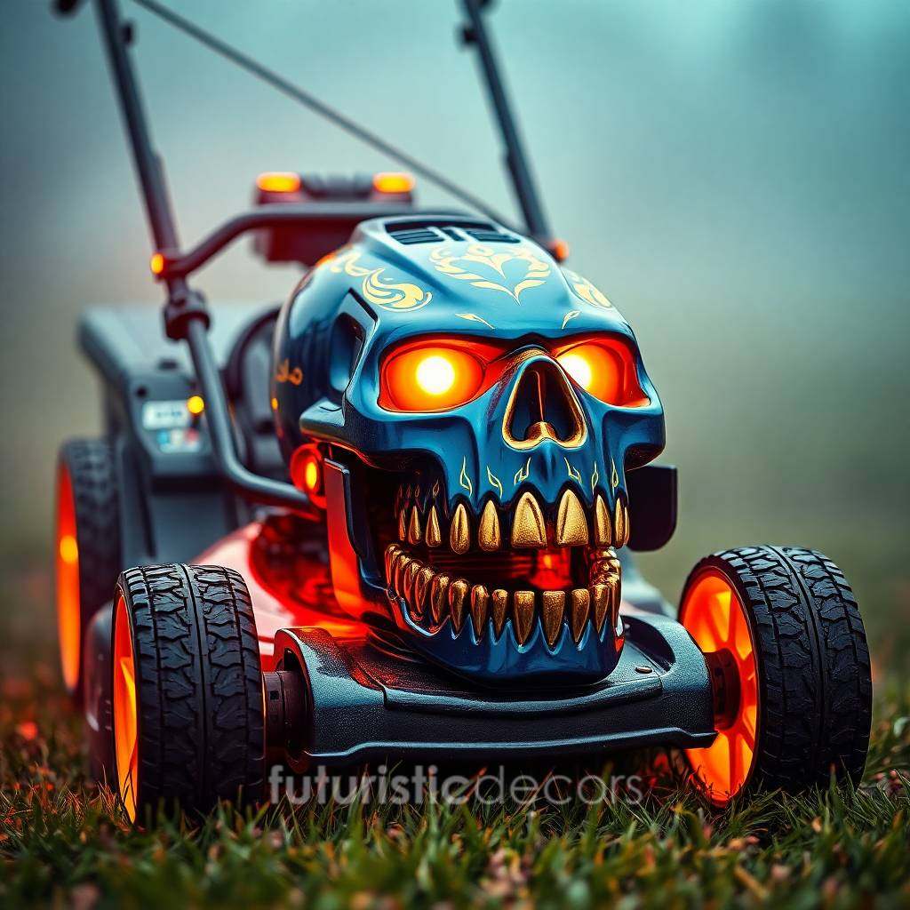 Skull-Themed Mowers