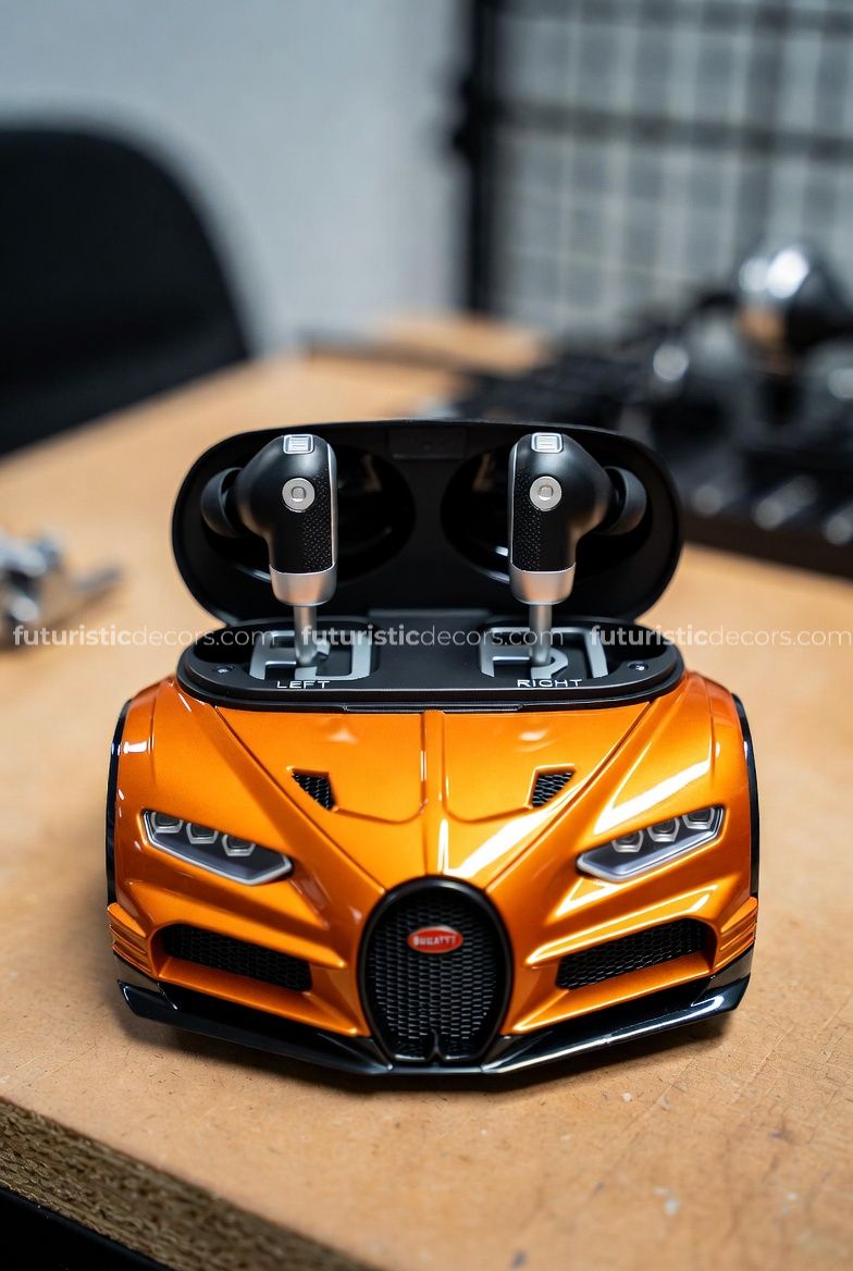 sports car gear shift earbuds