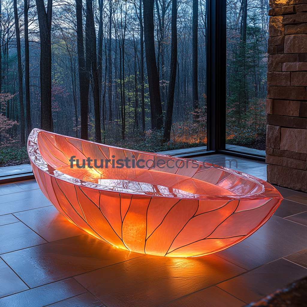 Stained Glass Leaf Bathtubs