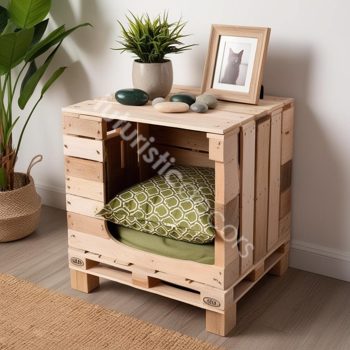Wooden Pallet Cat House