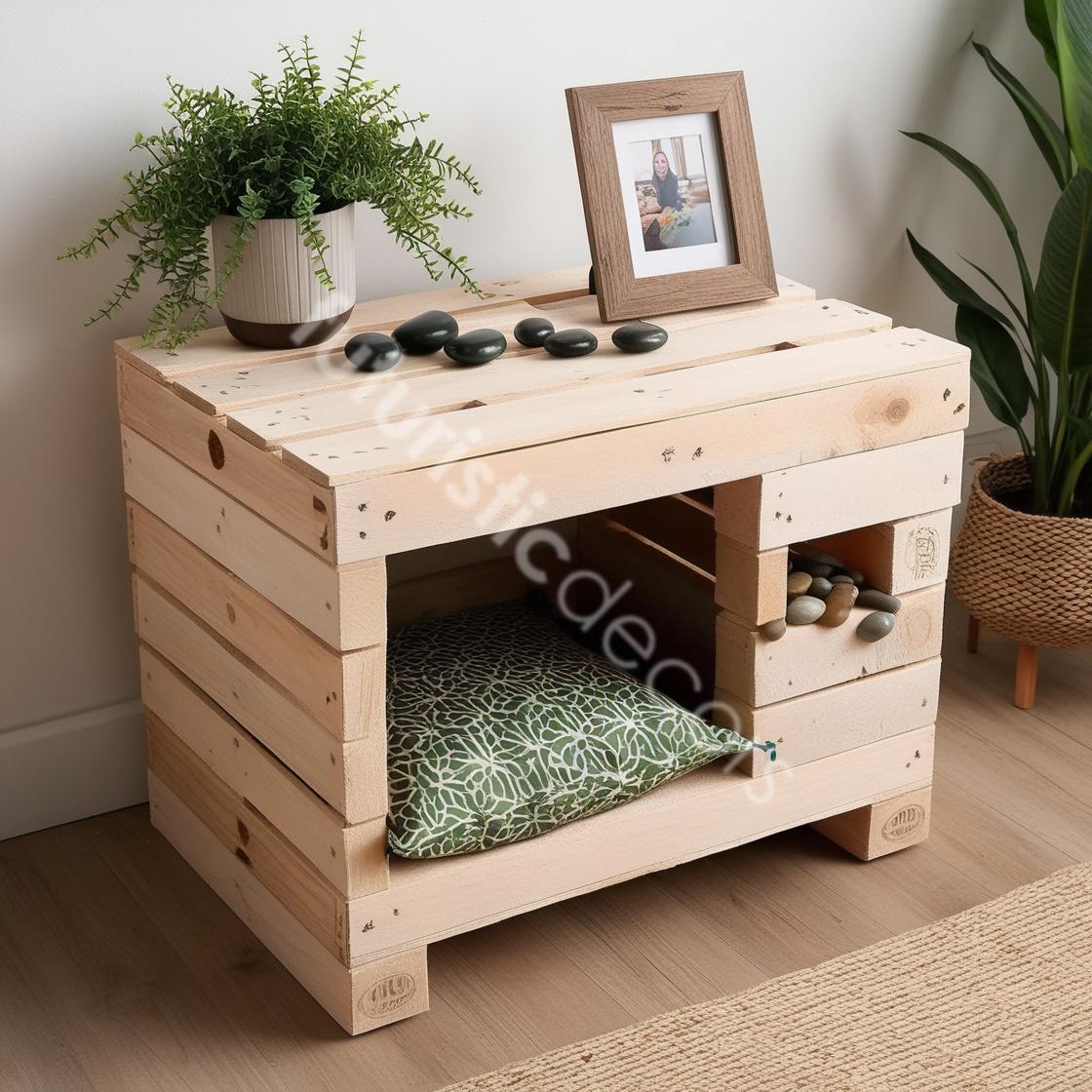 Wooden Pallet Cat House