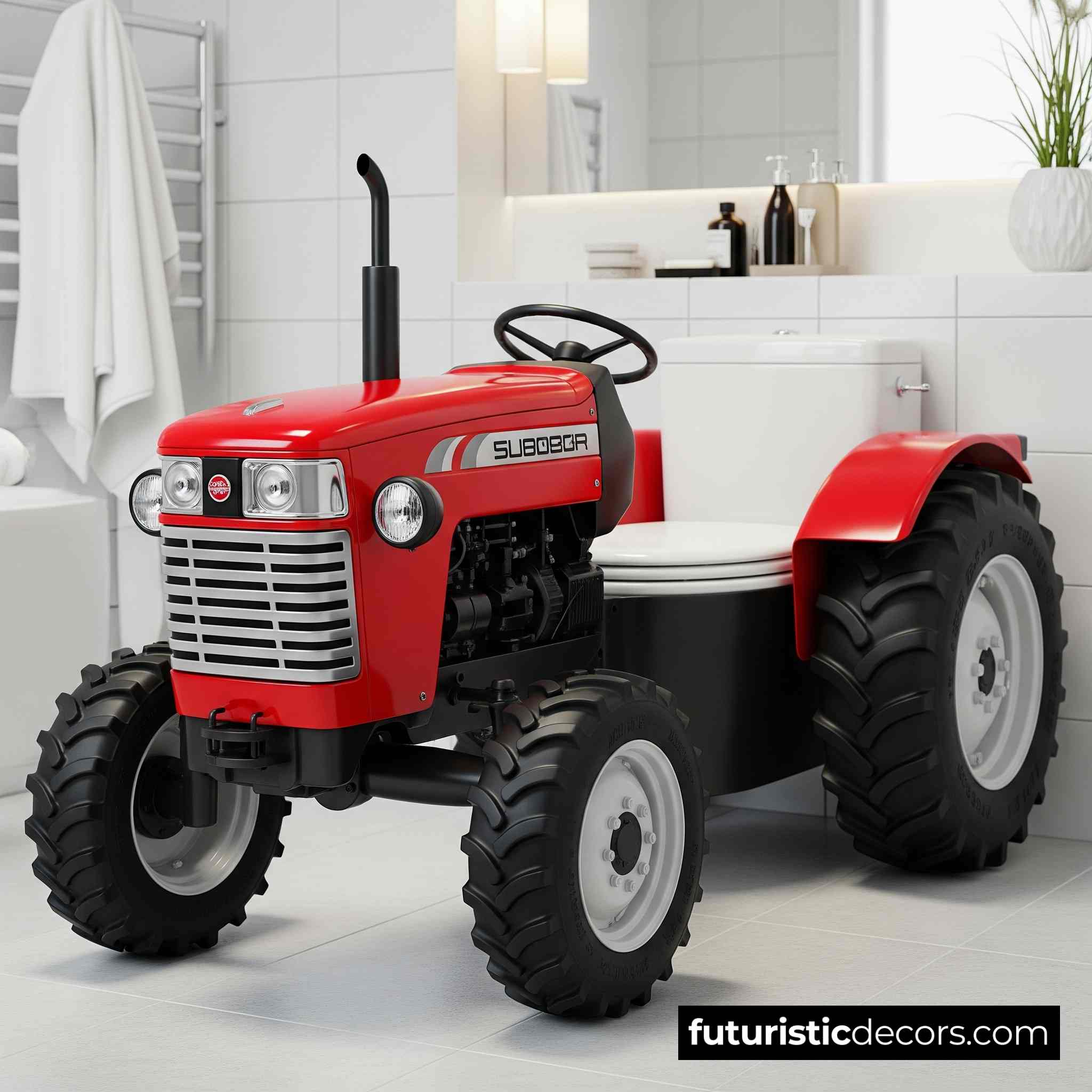 Tractor Toilet