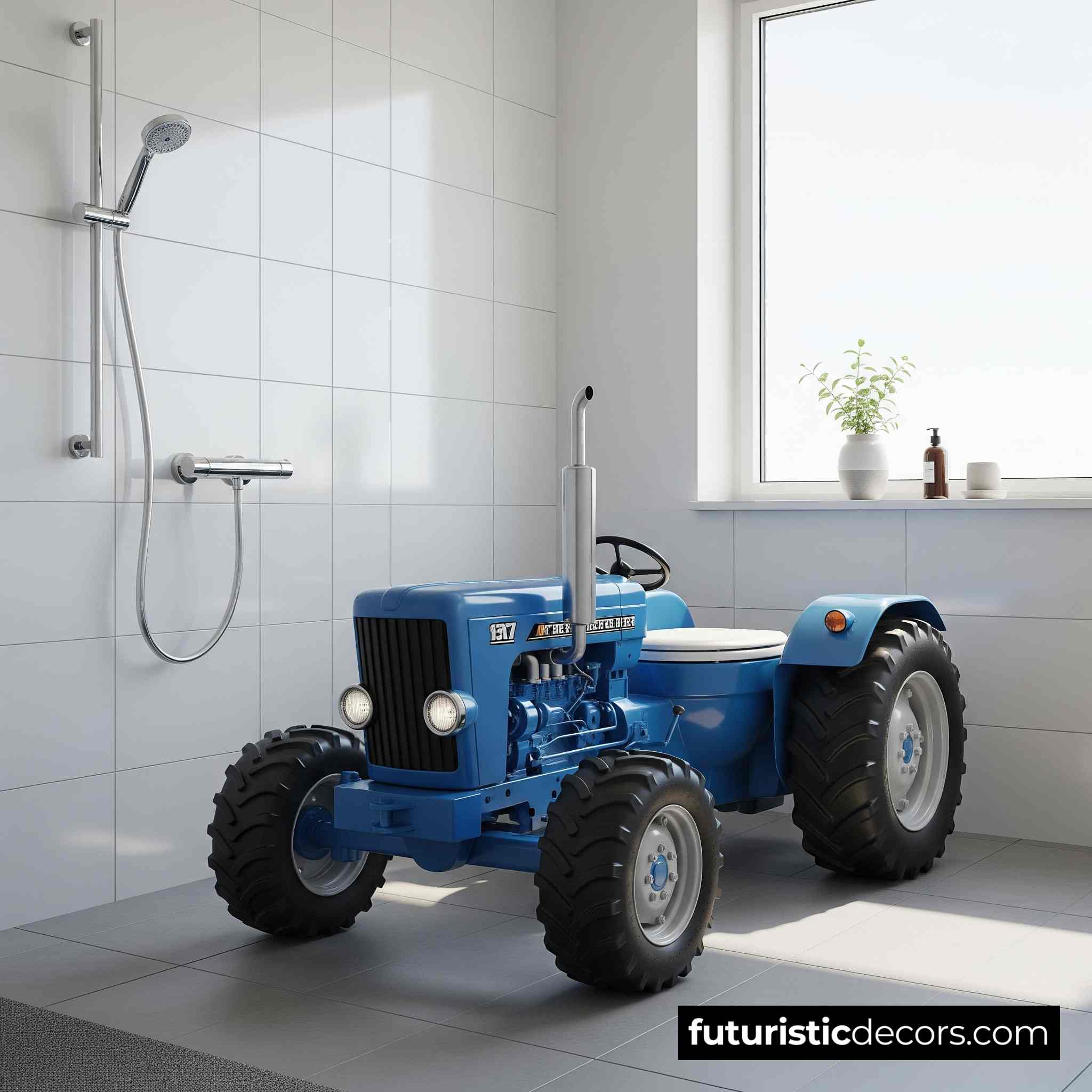 Tractor Toilet