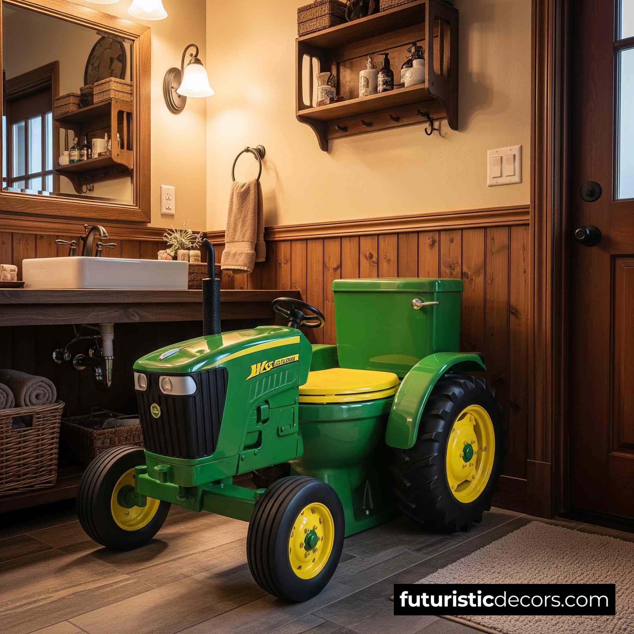 Tractor Toilet