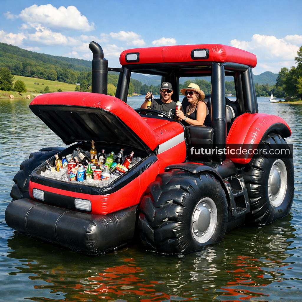 Inflatable Tractor Float