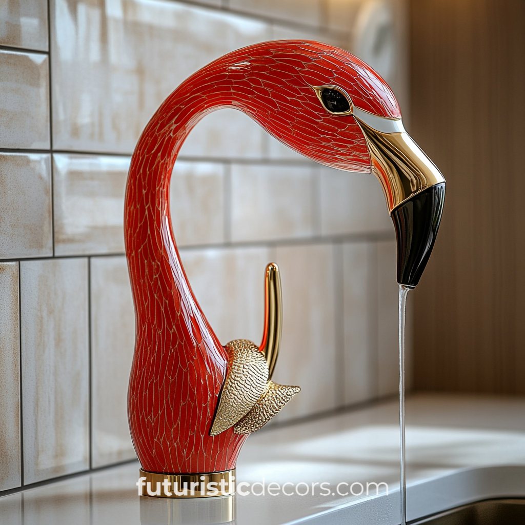 Gorgeous Flamingo Faucets