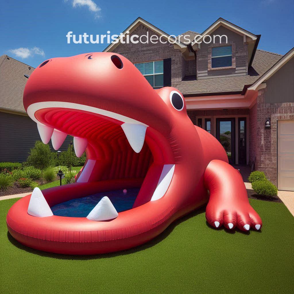 Inflatable Hippo Pools