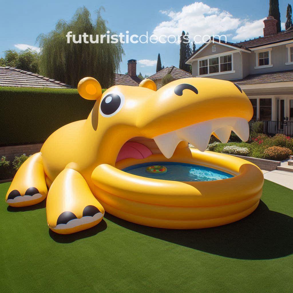 Inflatable Hippo Pools