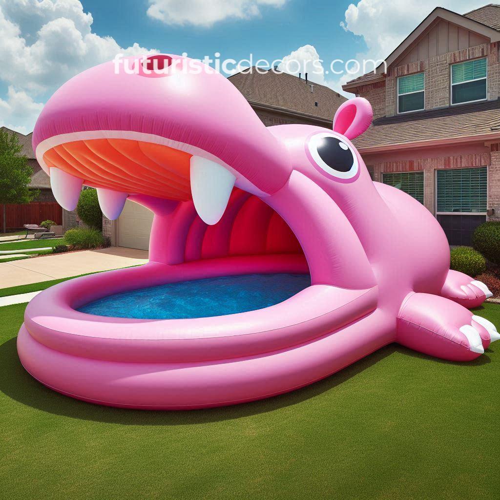 Inflatable Hippo Pools
