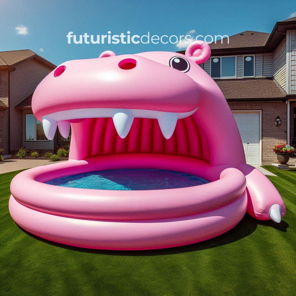 Inflatable Hippo Pools