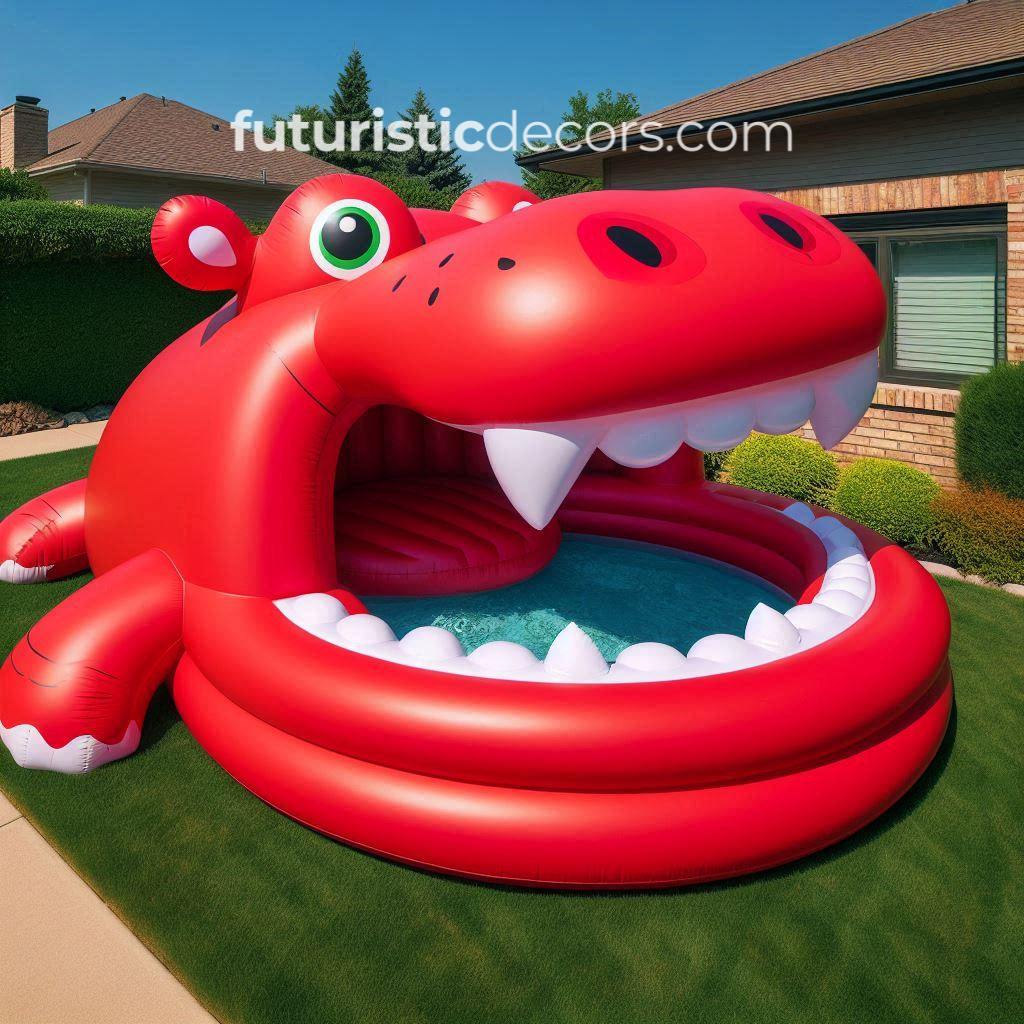 Inflatable Hippo Pools