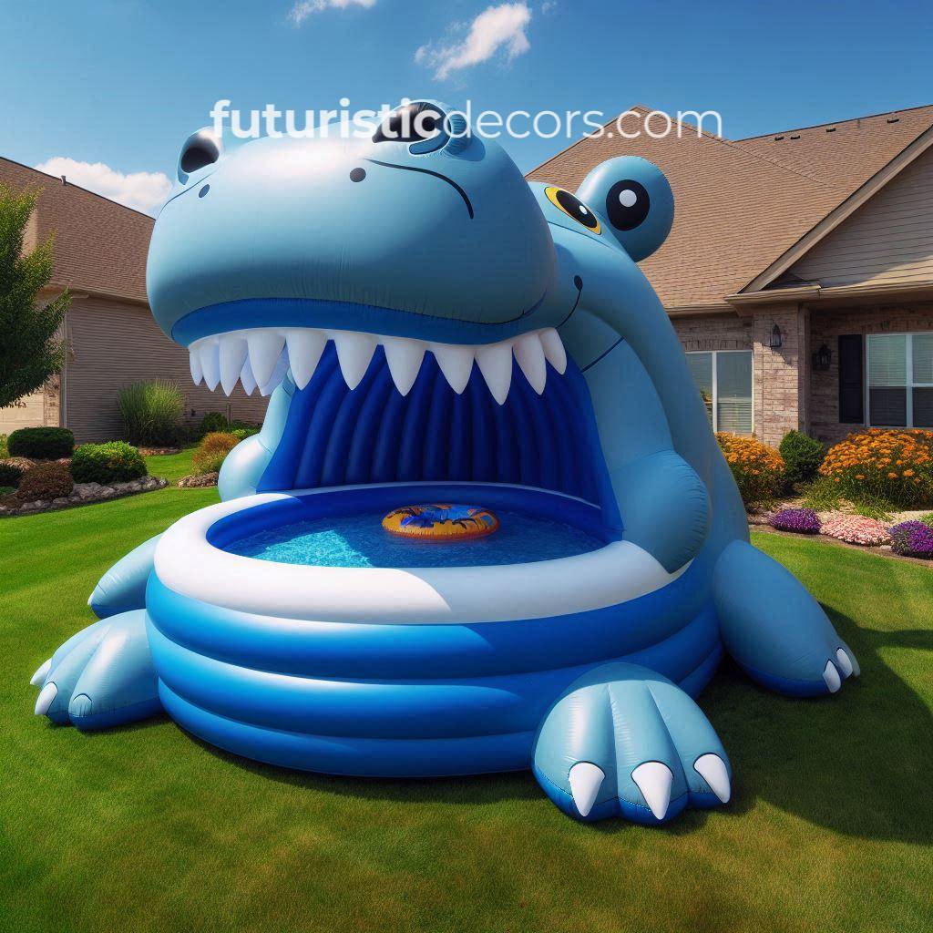 Inflatable Hippo Pools