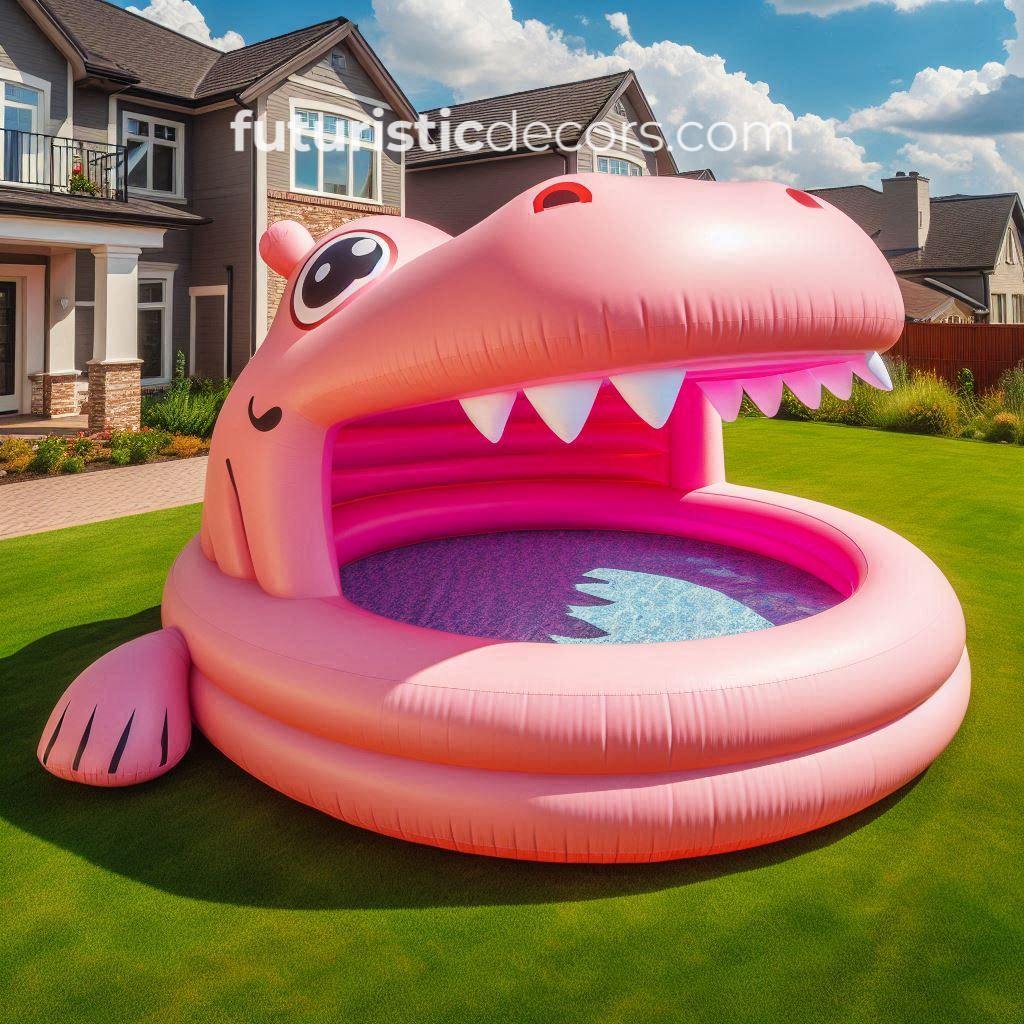Inflatable Hippo Pools
