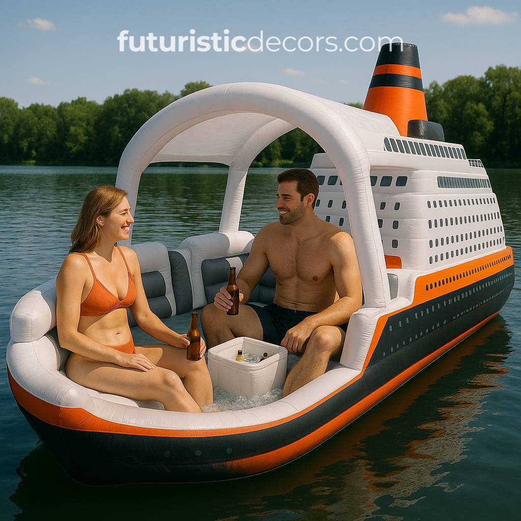Inflatable Cruise Ship Lake Float