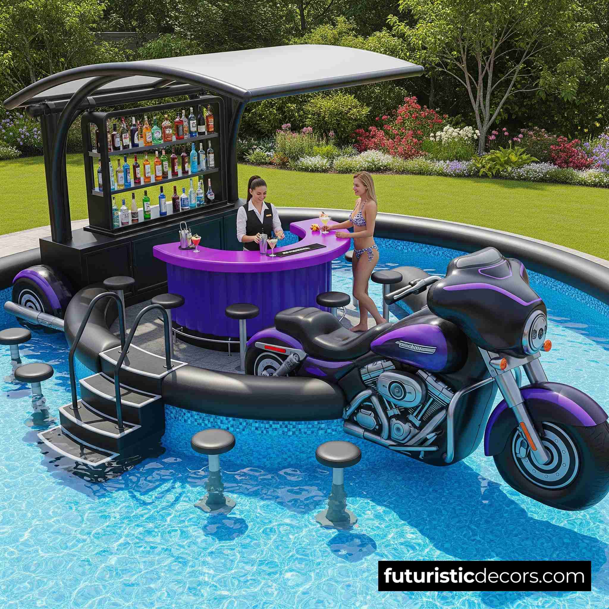 Inflatable Harley Pools