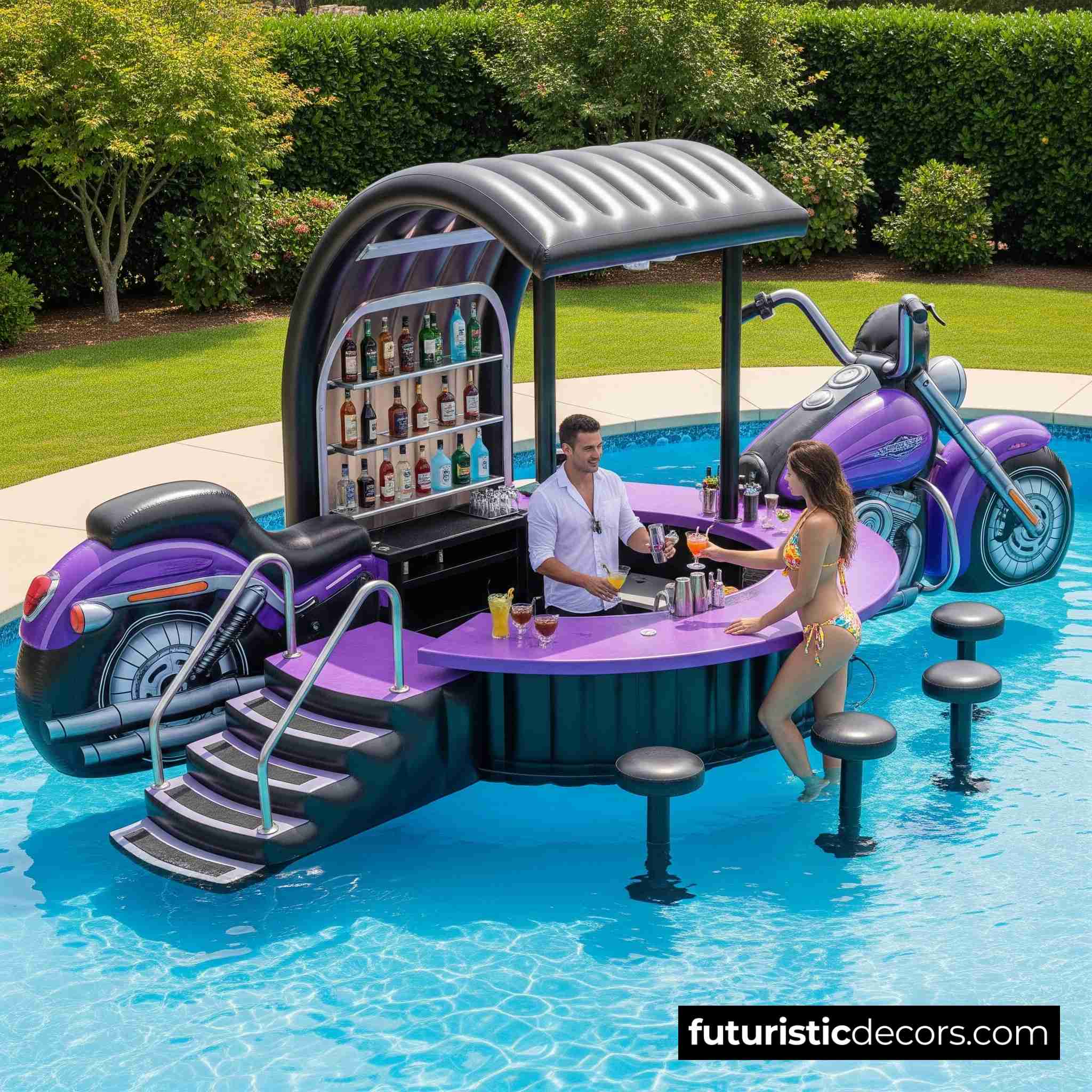 Inflatable Harley Pools
