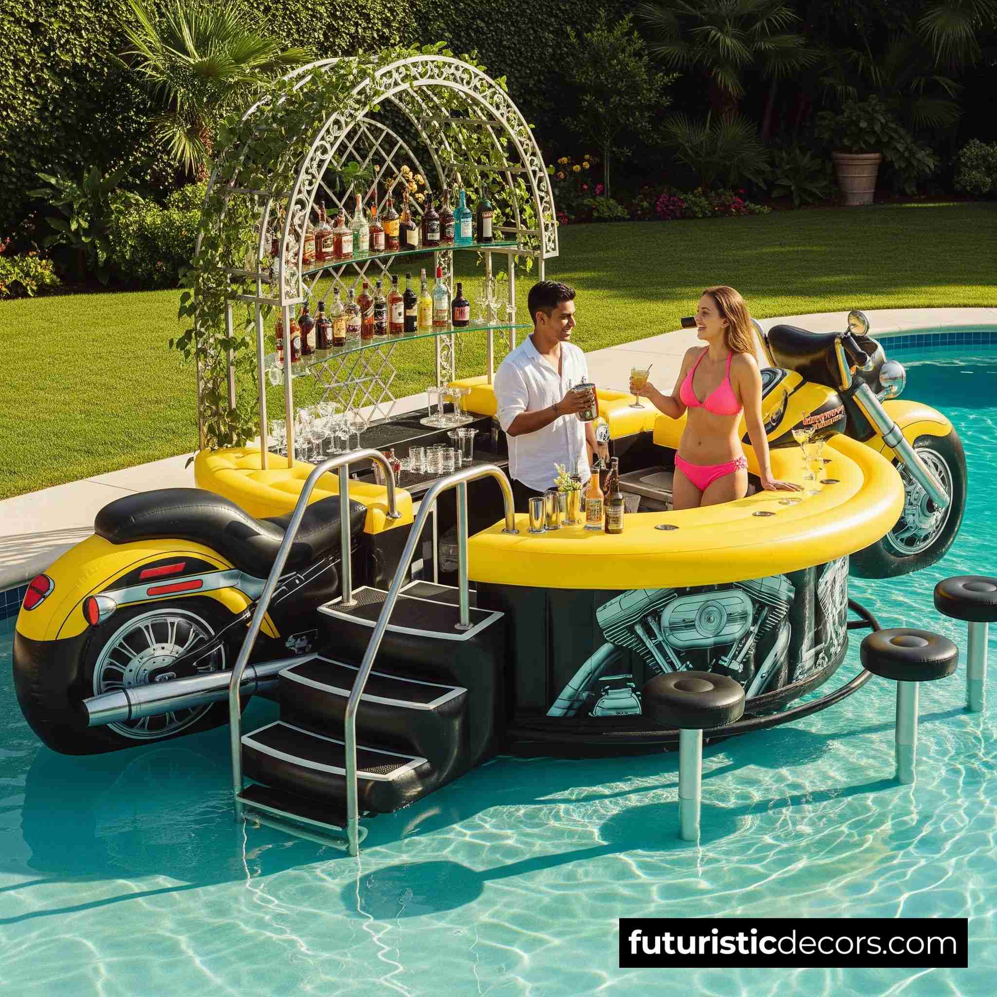 Inflatable Harley Pools