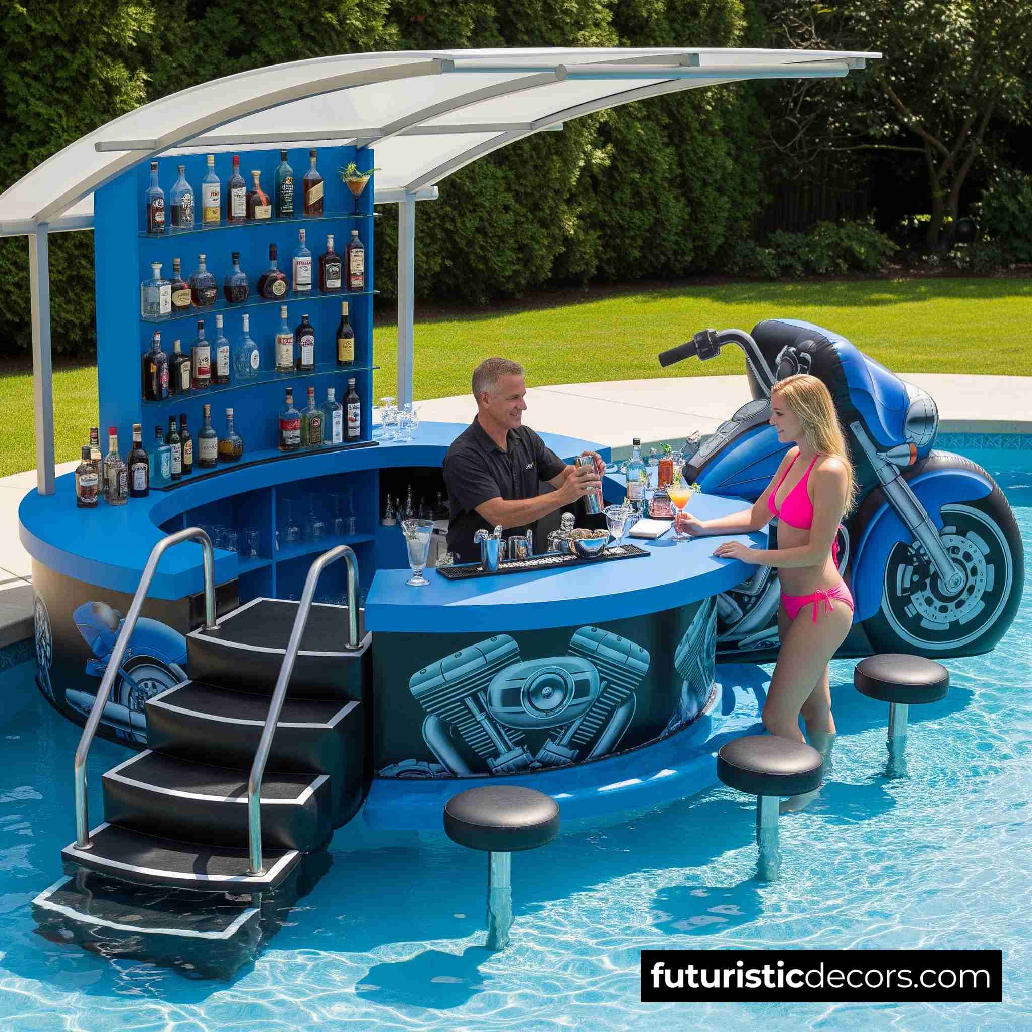 Inflatable Harley Pools