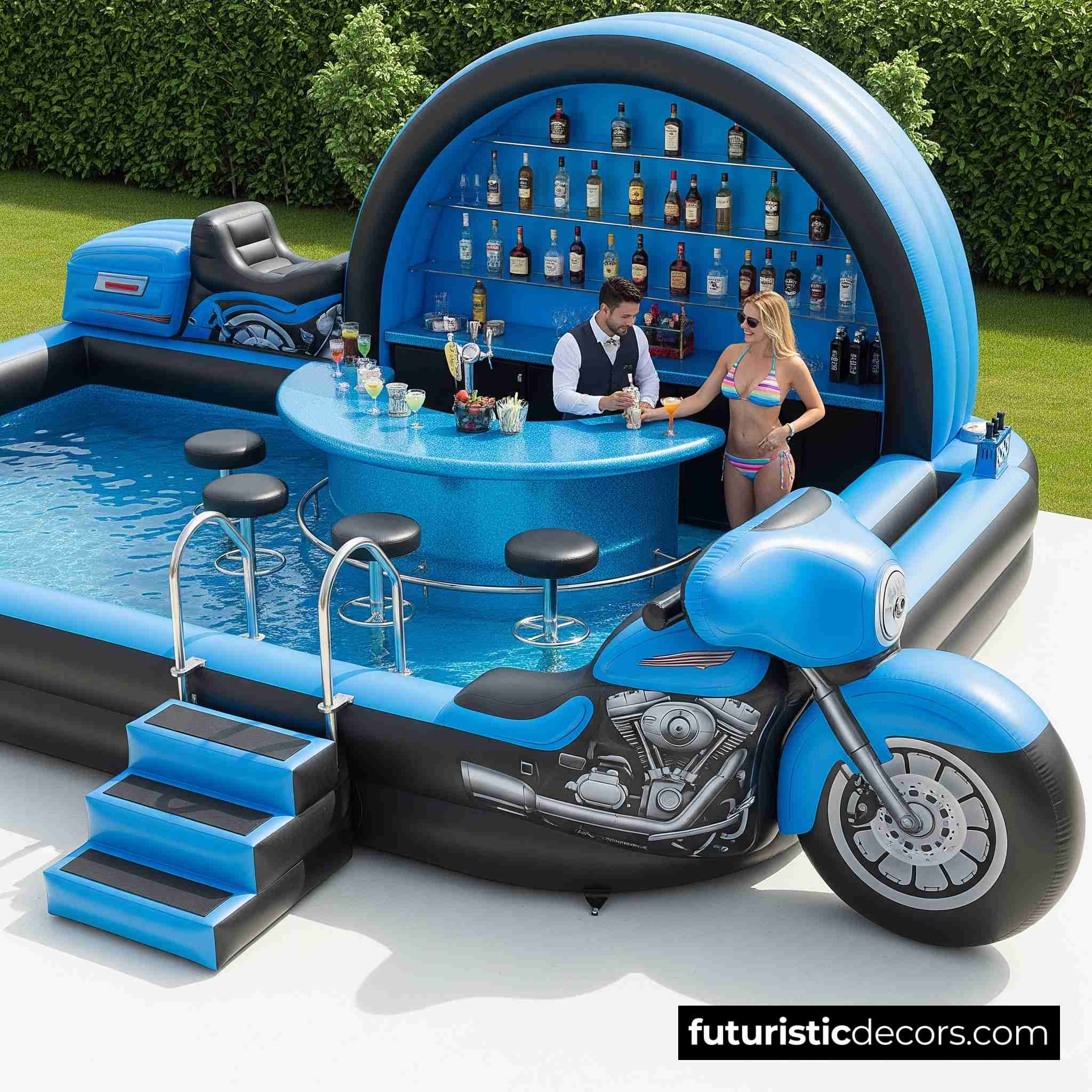 Inflatable Harley Pools