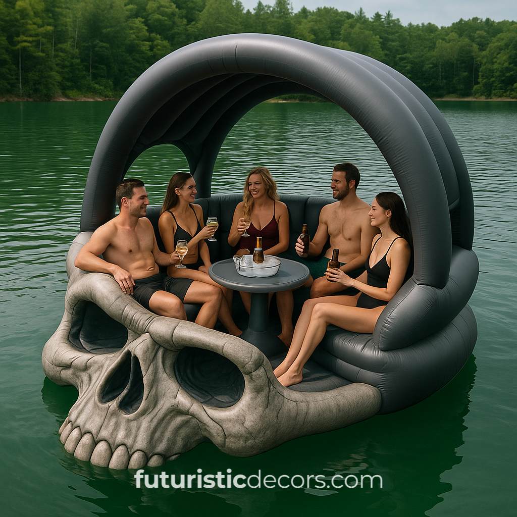 Inflatable Skull Lake Floats