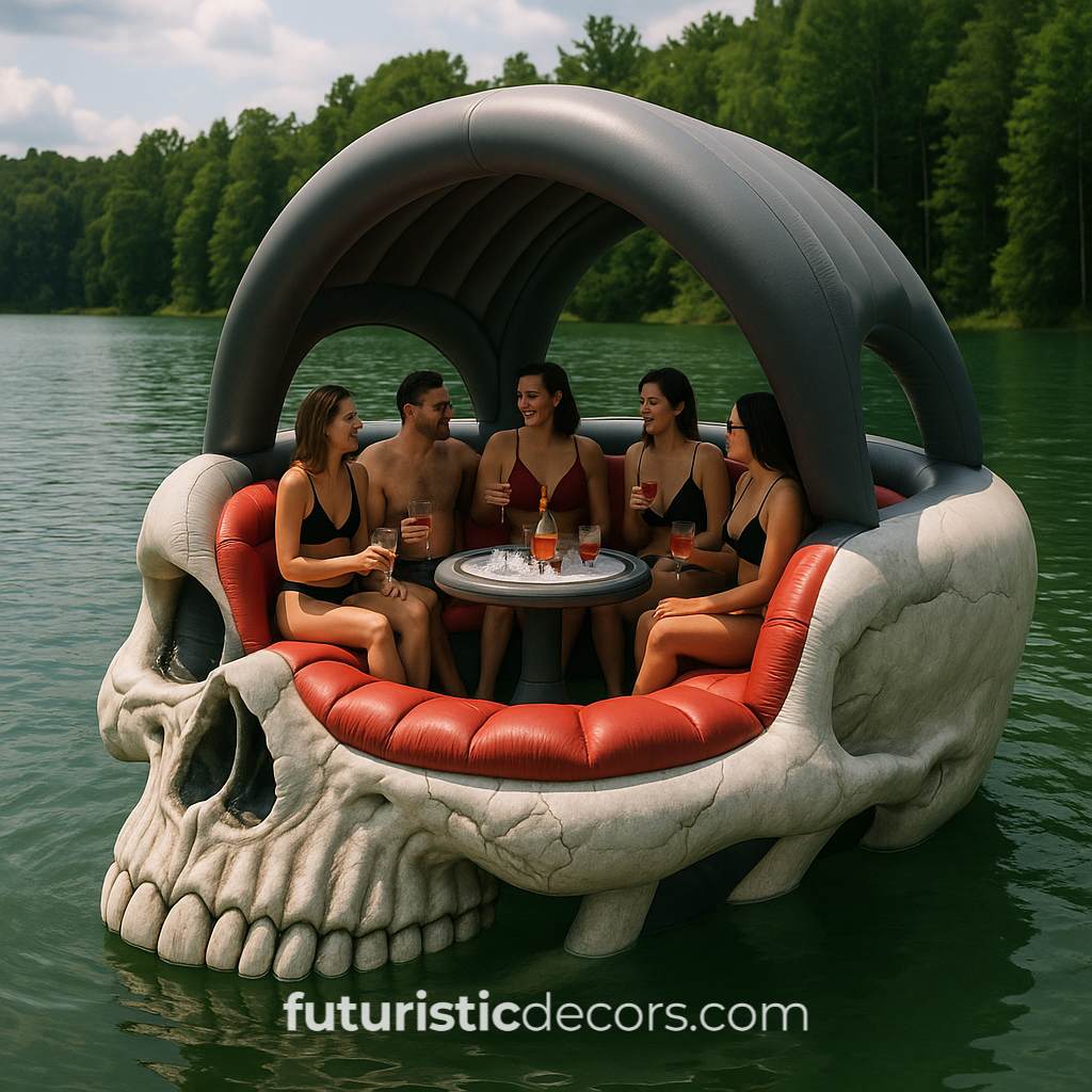 Inflatable Skull Lake Floats
