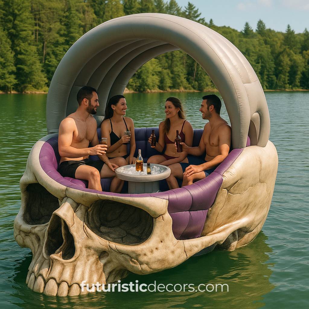 Inflatable Skull Lake Floats