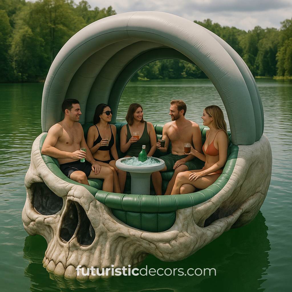 Inflatable Skull Lake Floats