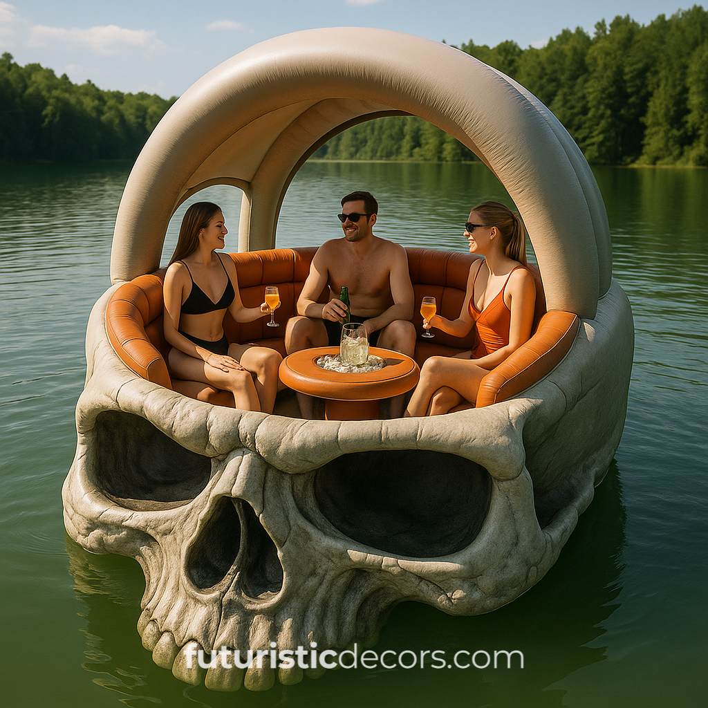 Inflatable Skull Lake Floats