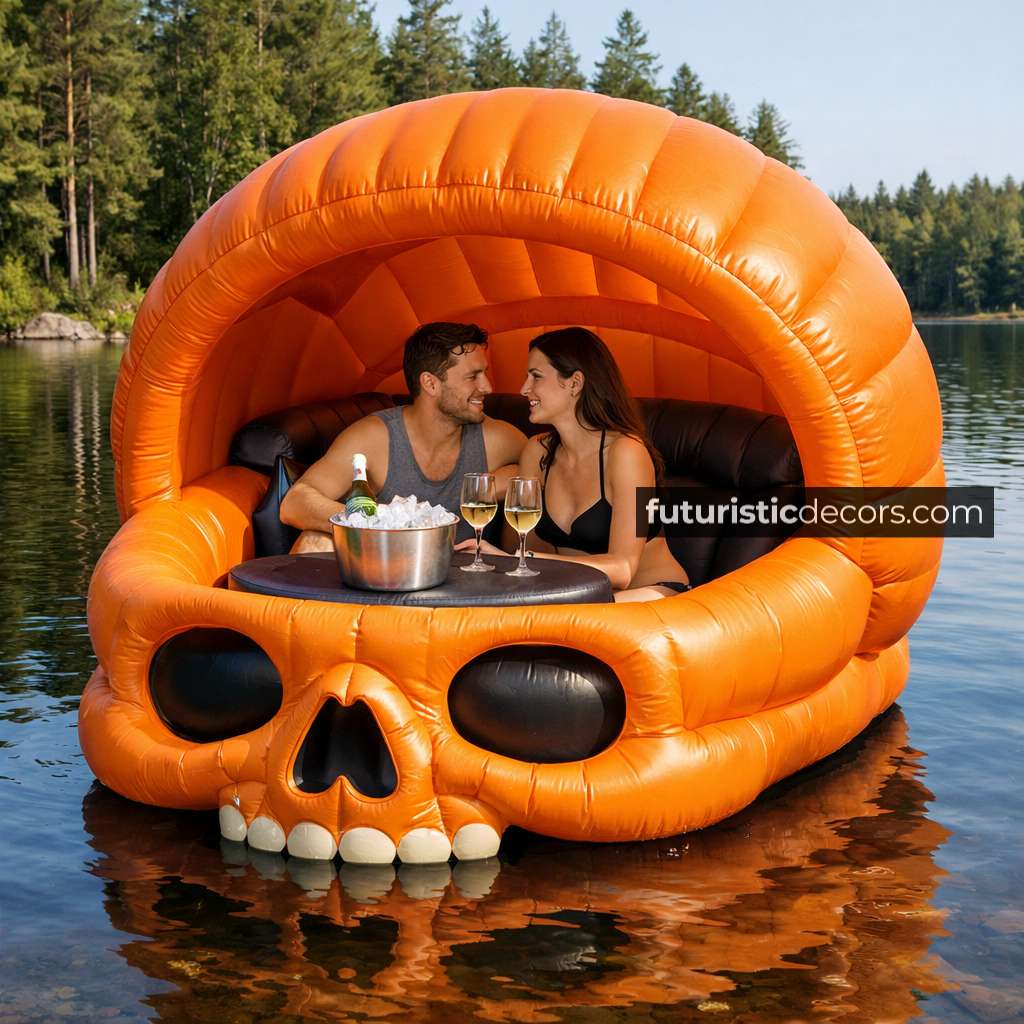 Inflatable Skull Floats