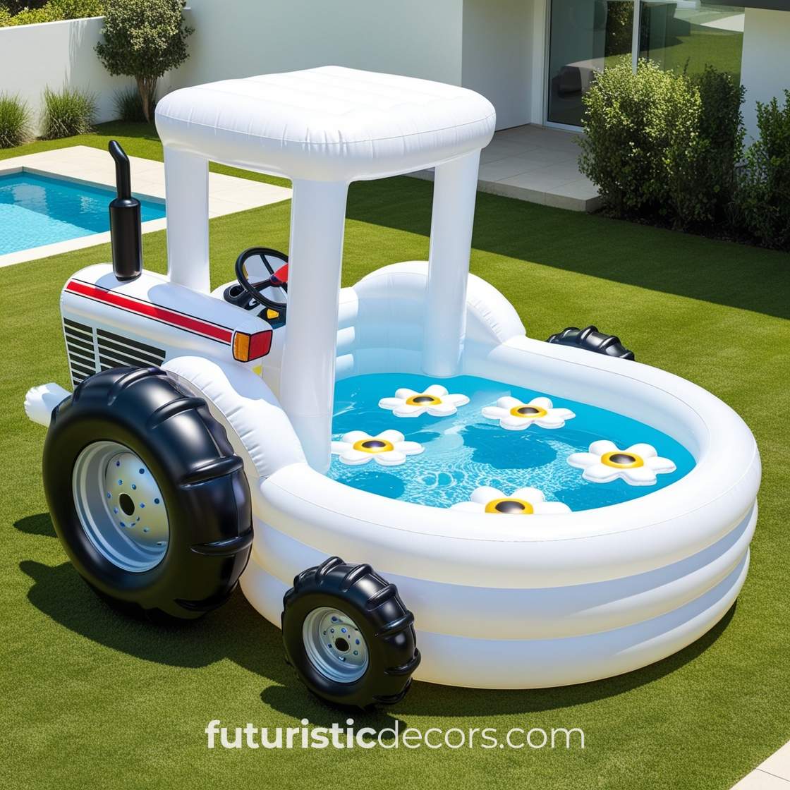 Inflatable Tractor Pool