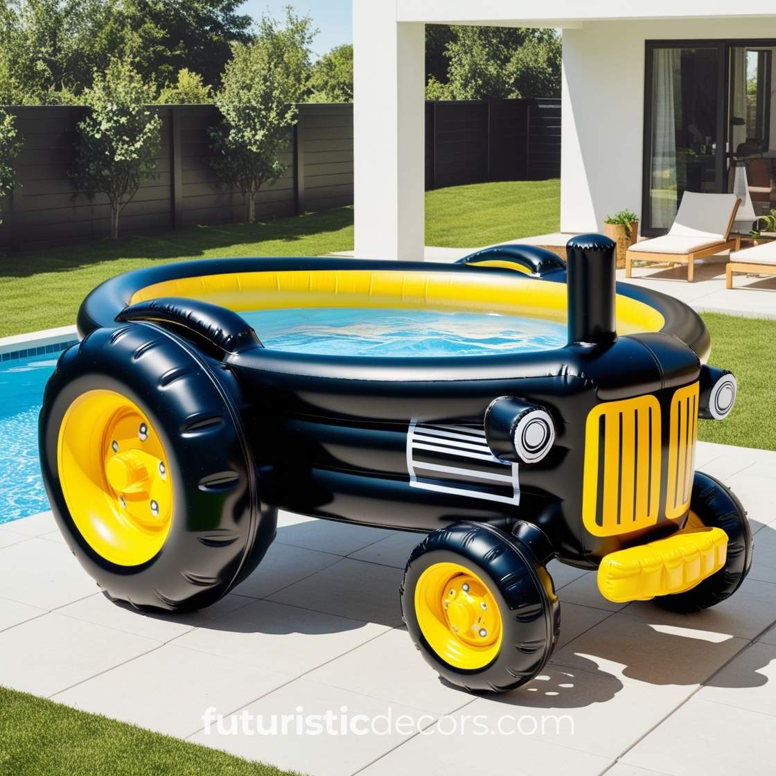 Inflatable Tractor Pool