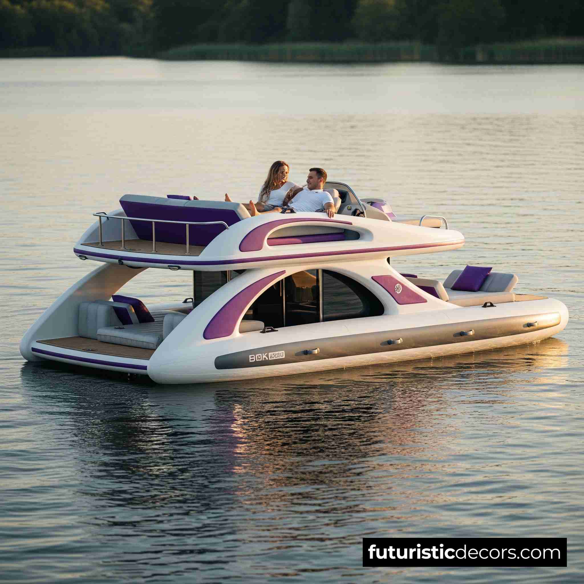 Inflatable Yacht Lake Floats
